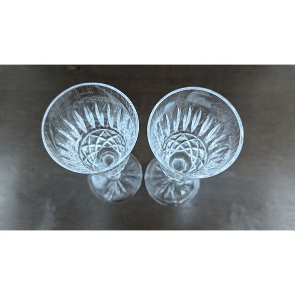 Pair Waterford Crystal Baltray Fluted Champagne Glass Set 2 Toasting Flutes EUC - Picture 3 of 9